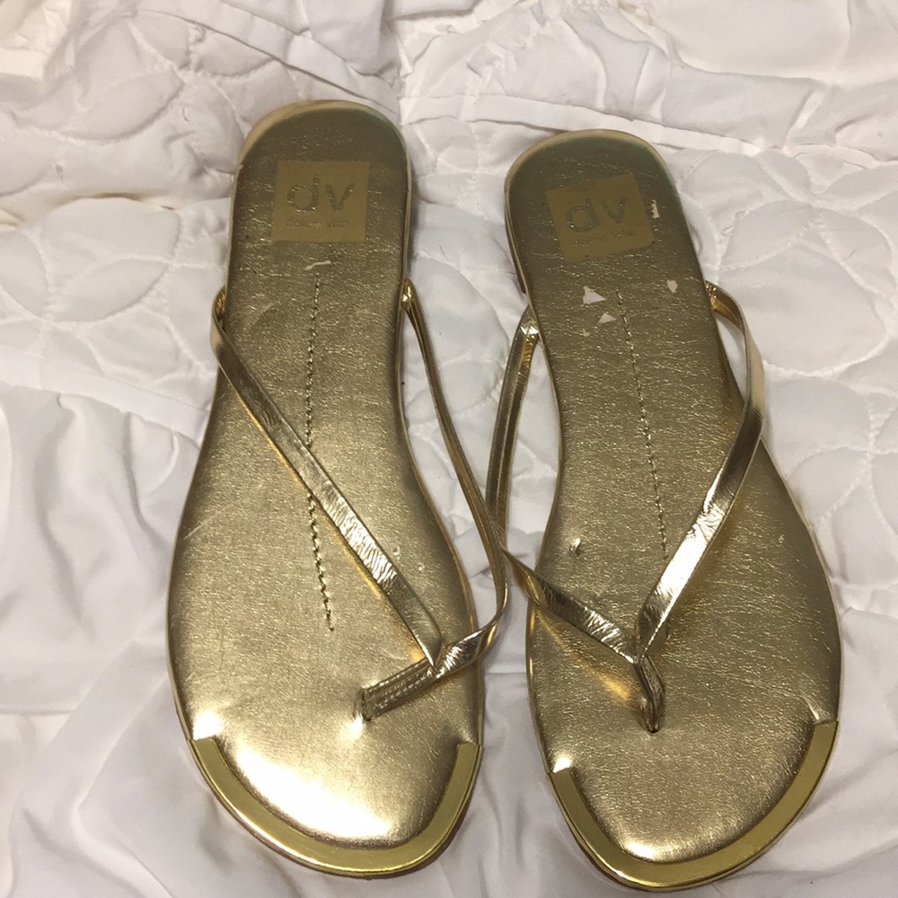 Dolce Vita gold sandals
